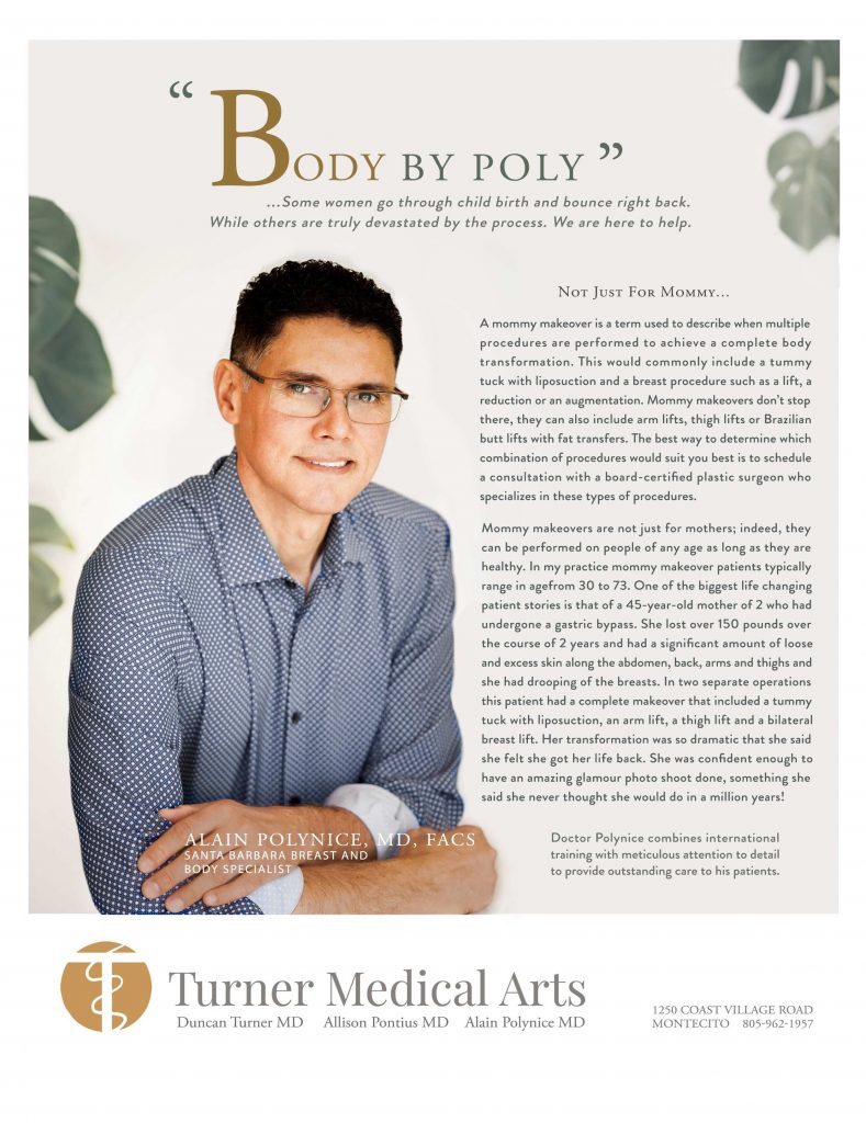 Body By Poly Turner Medical Arts full page ad.